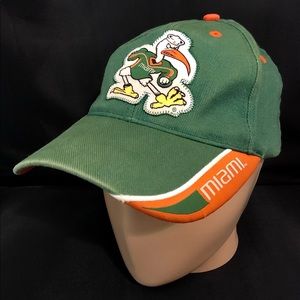 Vintage 90's University Of Miami Hurricanes Hat